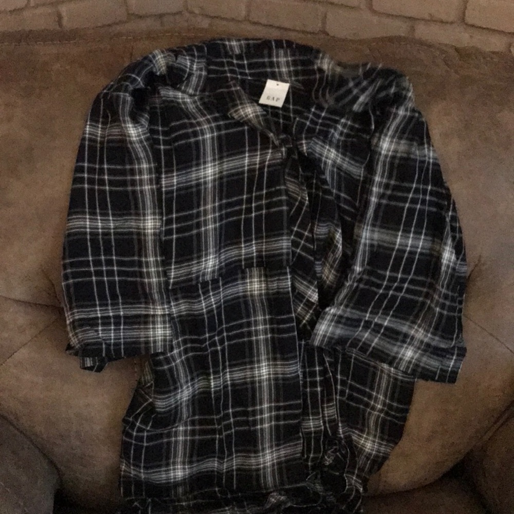 NWT plaid wrap dress
